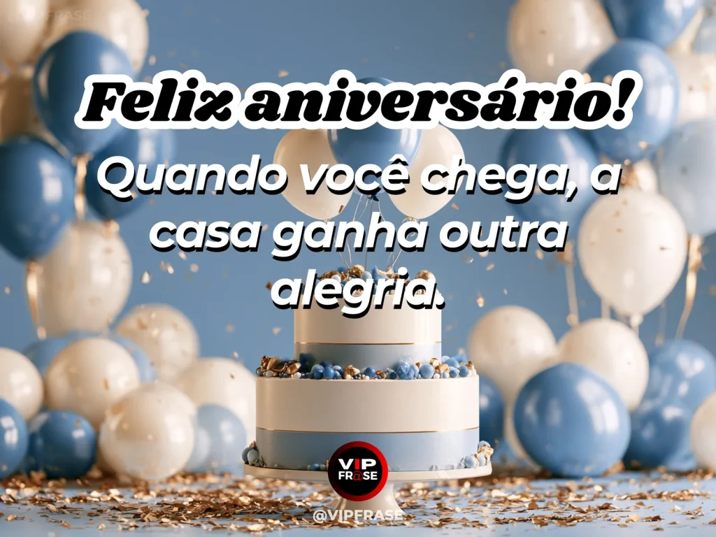 Mensagem de aniversário para marido sobre felicidade, com decoração acolhedora.