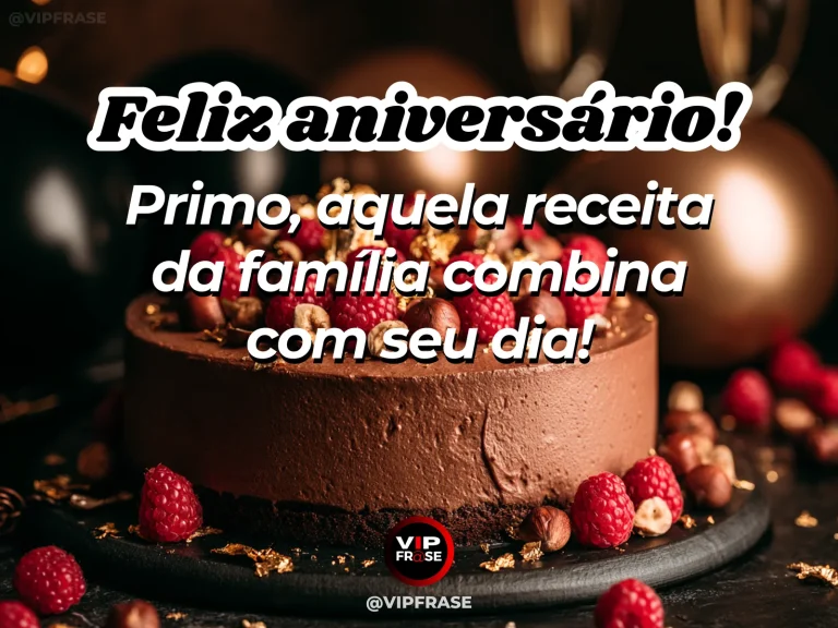 Arte de aniversário para primo sobre familia, com homemade family recipe notebook beside fresh baked cake.