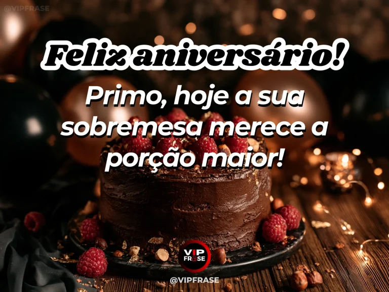 Arte de aniversário para primo sobre felicidade, com lavish fruit dessert on a colorful birthday table.