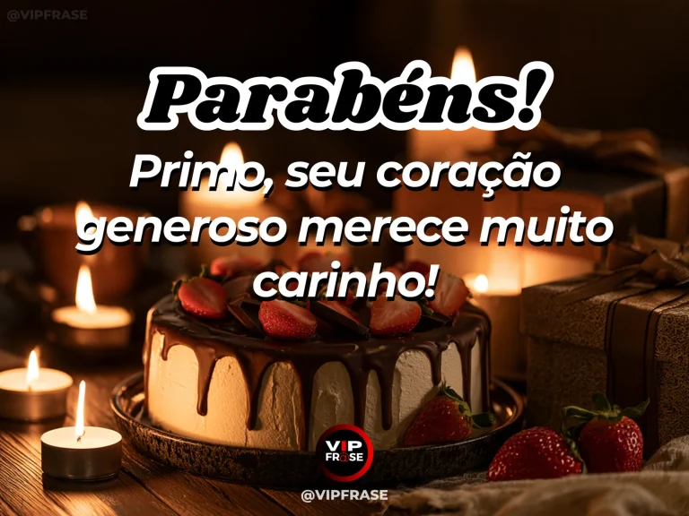 Arte de aniversário para primo sobre carinho, com small generous gift boxes beside a bouquet of vibrant garden flowers.