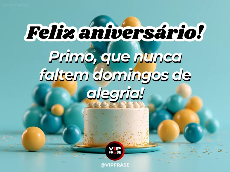 Arte de aniversário para primo sobre familia, com sunlit Sunday family garden.