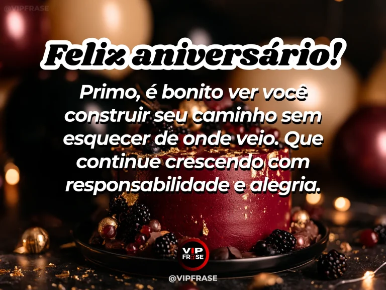 Arte de aniversário para primo sobre saudade, com instant camera beside unopened photo album and summer flowers.