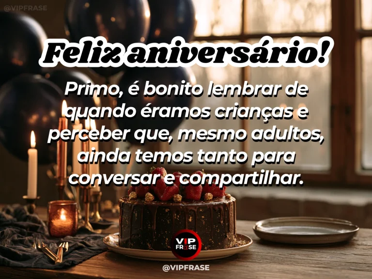 Arte de aniversário para primo sobre familia, com nostalgic family courtyard.