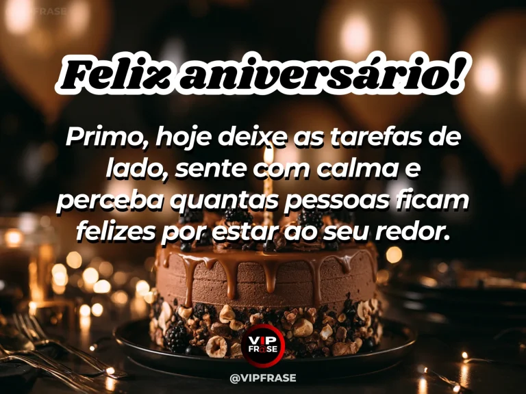 Arte de aniversário para primo sobre carinho, com postcards and colorful envelopes linked by a string across scenic window.