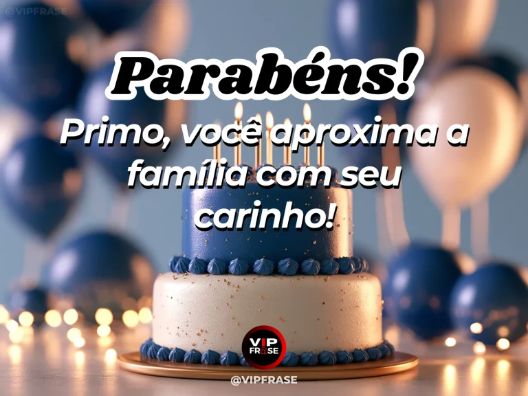 Arte de aniversário para primo sobre familia, com family garden picnic.