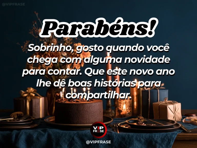 Arte de aniversário para sobrinho sobre familia, com cozy family dining table.