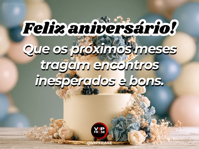 Mensagem de aniversário para madrinha sobre encontros inesperados, com duas cadeiras acolhedoras em jardim florido.