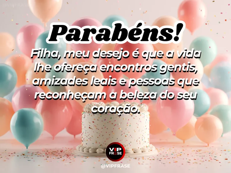 Arte de aniversário para filha sobre amor, com flores e luz natural.