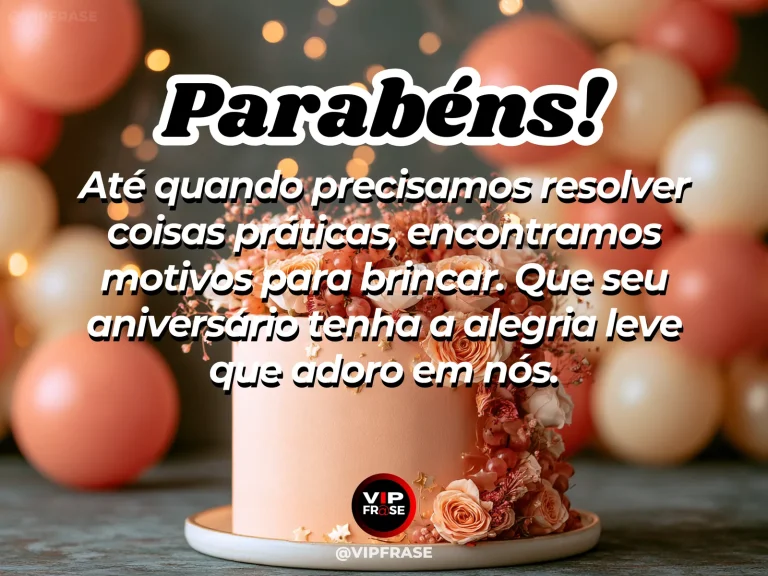 Mensagem de aniversário para namorada sobre a namorada que torna o cotidiano divertido, com bright cheerful pastel birthday kitchen with cupcakes confetti and whimsical flowers.
