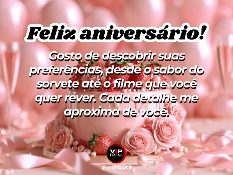 Mensagem de aniversário para namorada sobre o amor que conhece seus pequenos gostos, com colorful gelato in porcelain bowls with flowers on charming terrace birthday table.