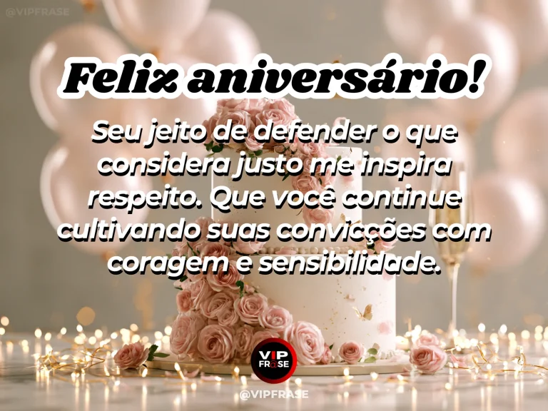 Mensagem de aniversário para namorada sobre um amor que respeita suas convicções, com elegant vivid flower arrangement against bright expansive blue sky with optimistic morning sunshine.