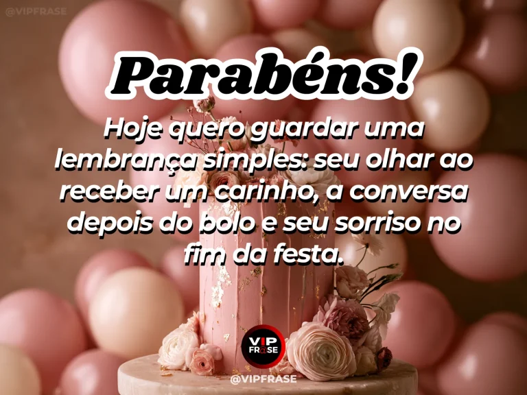 Mensagem de aniversário para namorada sobre uma nova memória para guardar, em cena colorida de ambiente romântico iluminado.
