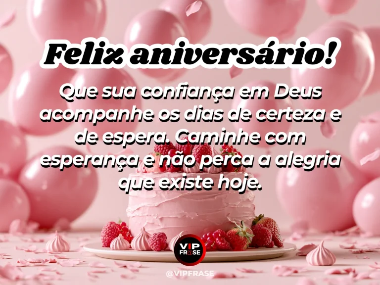 Mensagem de aniversário para neta sobre fe, com cenário colorido e luminoso de natureza.