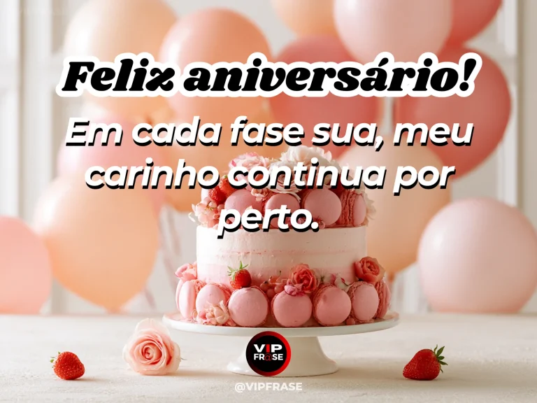 Mensagem de aniversário para neta sobre carinho, com cenário colorido e luminoso de natureza.
