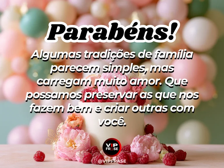 Mensagem de aniversário para neta sobre familia, em flores em mesa familiar.