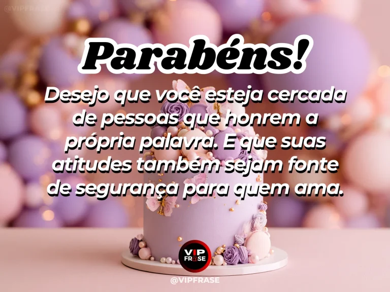 Mensagem de aniversário para neta sobre confianca, em duas árvores floridas junto à trilha.