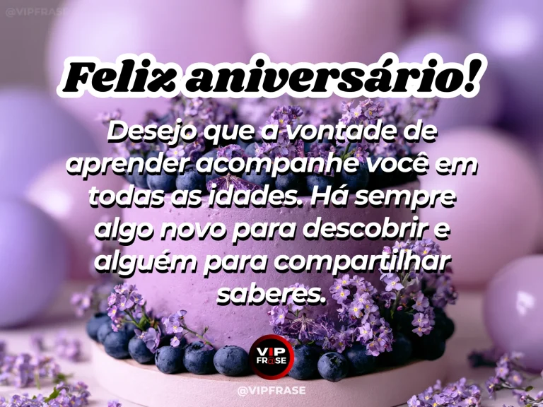 Mensagem de aniversário para neta sobre sabedoria, em recanto de leitura no jardim.