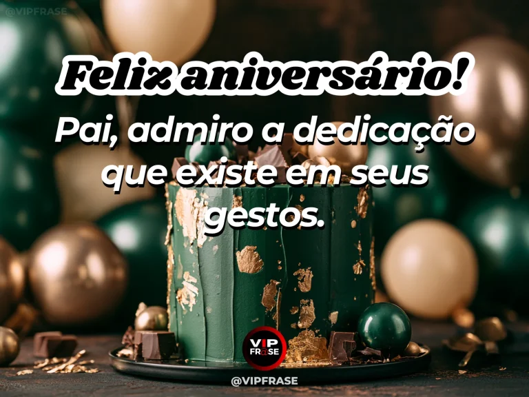 Mensagem de aniversário para pai sobre dedicação silenciosa, com paisagem de ambiente acolhedor.