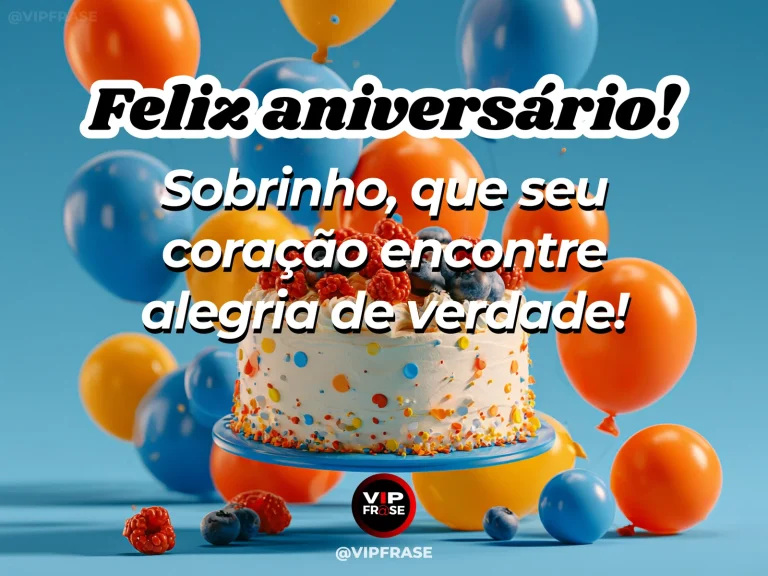 Mensagem de aniversário para sobrinho sobre felicidade, com colorful wildflowers bathed in morning sunshine.