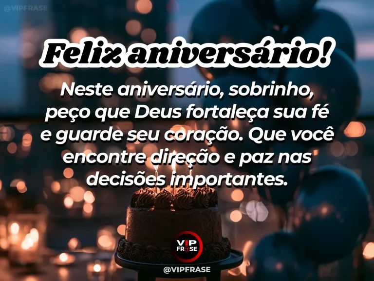 Mensagem de aniversário para sobrinho sobre fe, com soft golden light over fields.