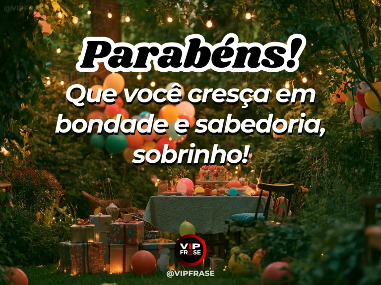 Mensagem de aniversário para sobrinho sobre sabedoria, com vibrant green sapling growing in morning light.
