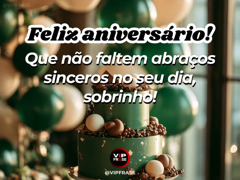 Mensagem de aniversário para sobrinho sobre carinho, com welcoming doorway.