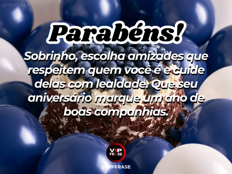 Mensagem de aniversário para sobrinho sobre amizade, com two paths joining through vibrant countryside.