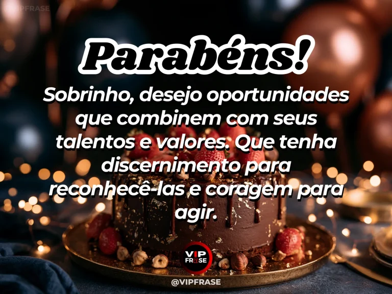 Mensagem de aniversário para sobrinho sobre sabedoria, com bright garden gate opening to a beautiful path.