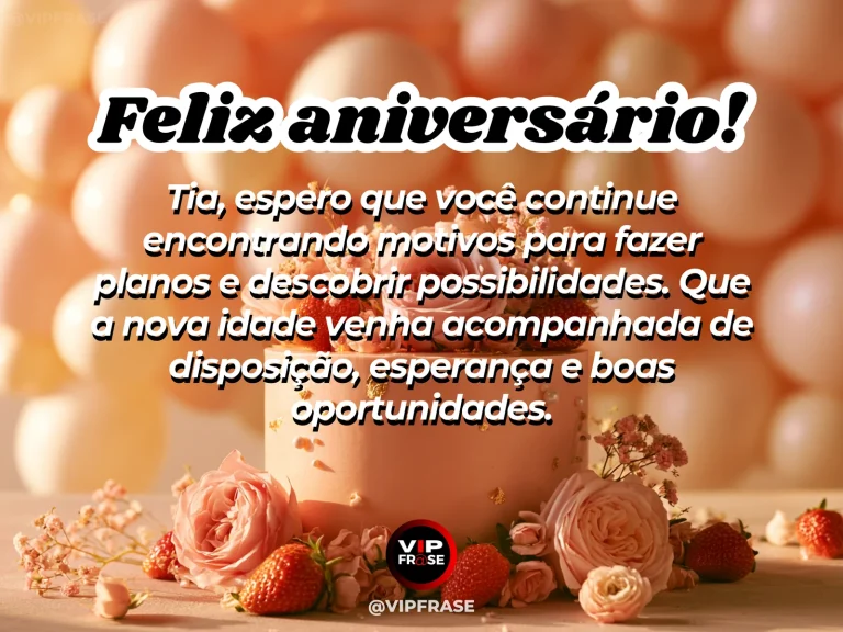 Mensagem de aniversário para tia sobre esperanca, com paisagem luminosa com caminho verde em direção a montanhas.