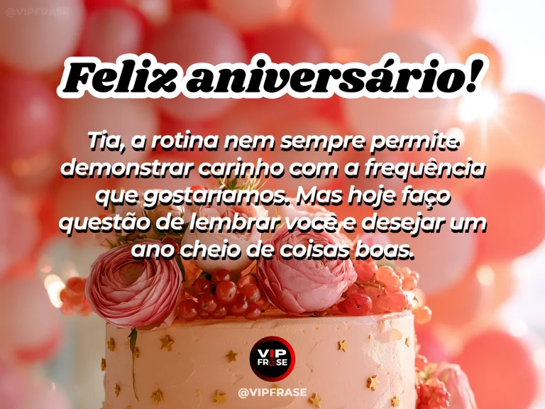 Mensagem de aniversário para tia sobre familia, com relógio vintage discreto junto a flores frescas no jardim.
