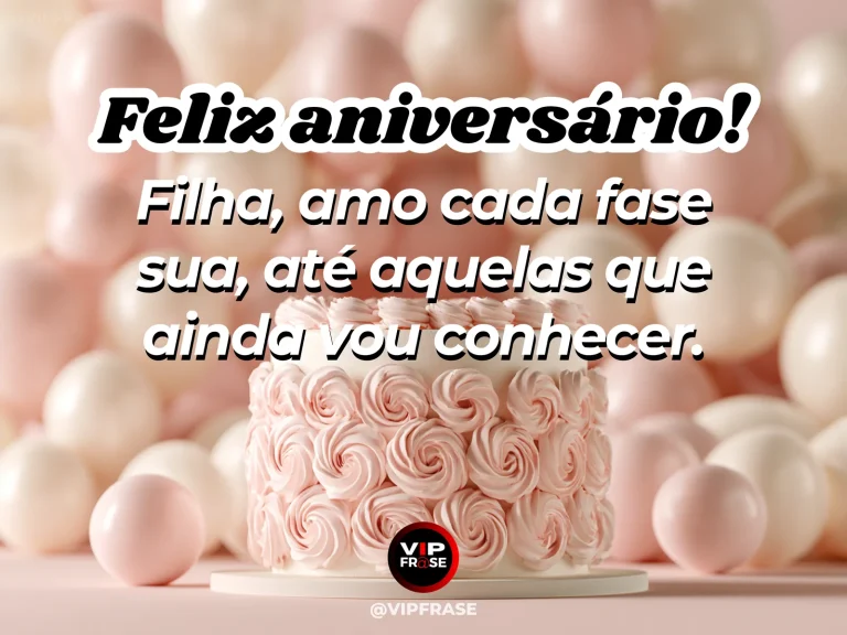 Arte de aniversário para filha sobre amor, com paisagem luminosa.