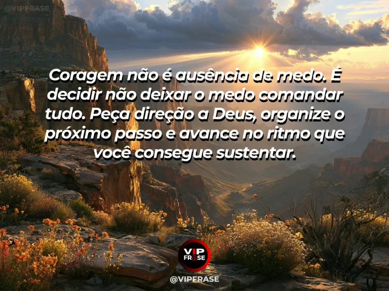 Mensagem sobre Deus com trilha íngreme com horizonte luminoso.