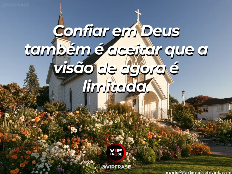 Mensagem de fé em Deus com vale verde sob raios de sol atravessando as nuvens.