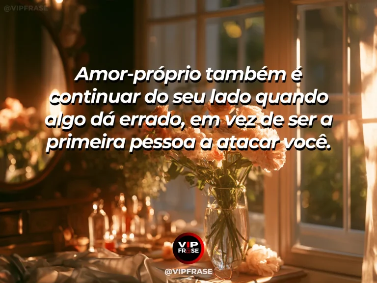 Frase de autoestima sobre staying on your own side after disappointment, com warm home entrance opening into a peaceful flower-filled interior