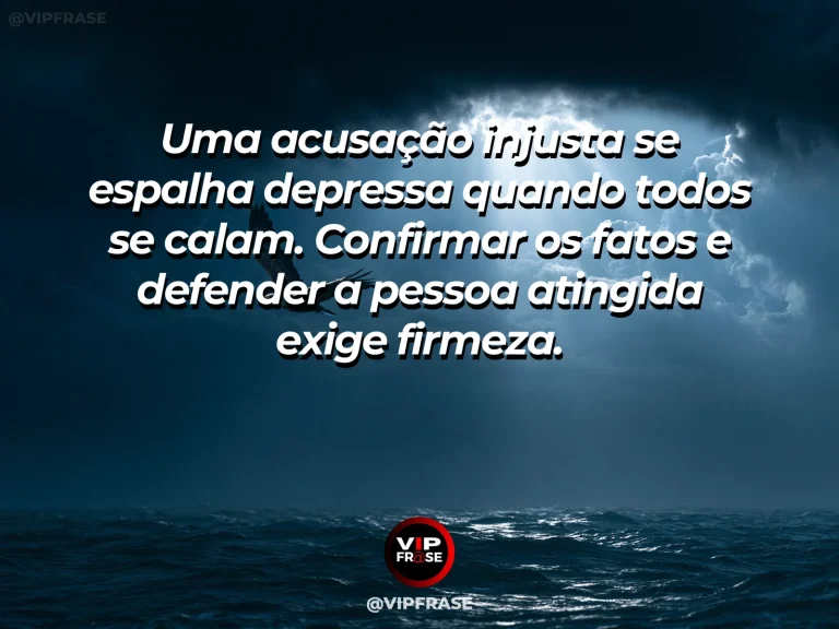 Frase sobre coragem e defender alguém acusado injustamente, com cena de a lone eagle defending its nesting cliff against a gathering storm.