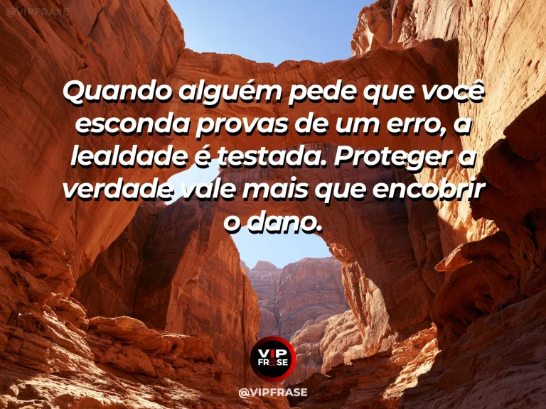 Frase sobre coragem e lealdade sem encobrir erros, com cena de a golden eagle perched beside an ancient rock arch with brilliant transparent daylight.