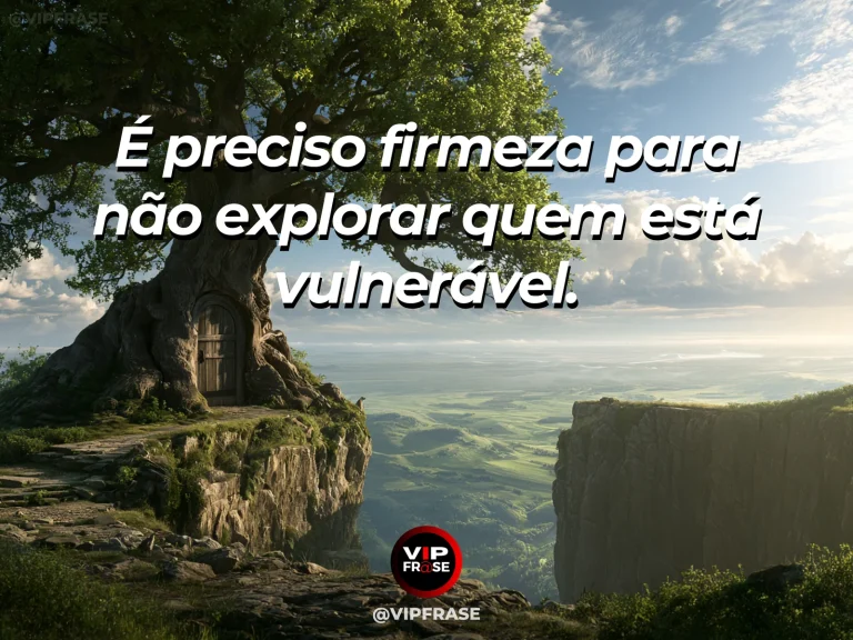 Mensagem de coragem sobre respeitar pessoas vulneráveis apesar da vantagem, com uma enorme árvore abriga brotos pequenos da chuva.