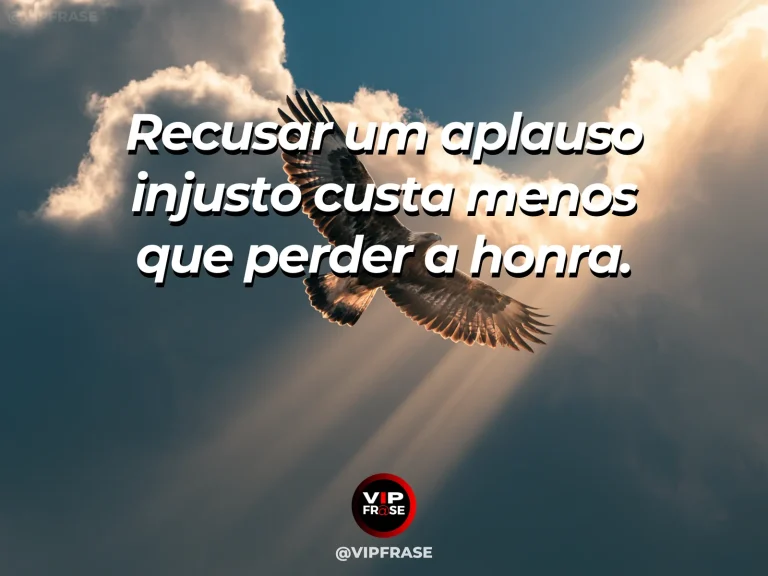 Arte com frase de coragem sobre recusar reconhecimento indevido, em cenário de turning away from a glittering cliffside fortress into the sky.