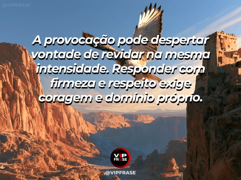 Mensagem de coragem e domínio próprio, com garça branca diante de uma cachoeira.