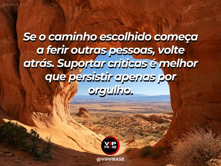 Frase sobre coragem e voltar atrás para não causar dano, com cena de an aerial view of a mountain road curving back from a dangerous precipice to green highlands.