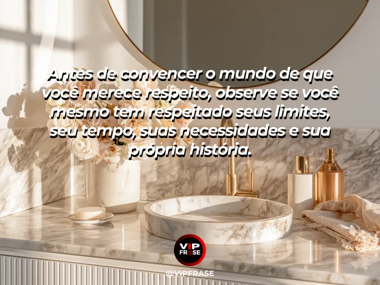 Mensagem de autoestima sobre practicing self-respect in everyday life, em cena luminosa e acolhedora