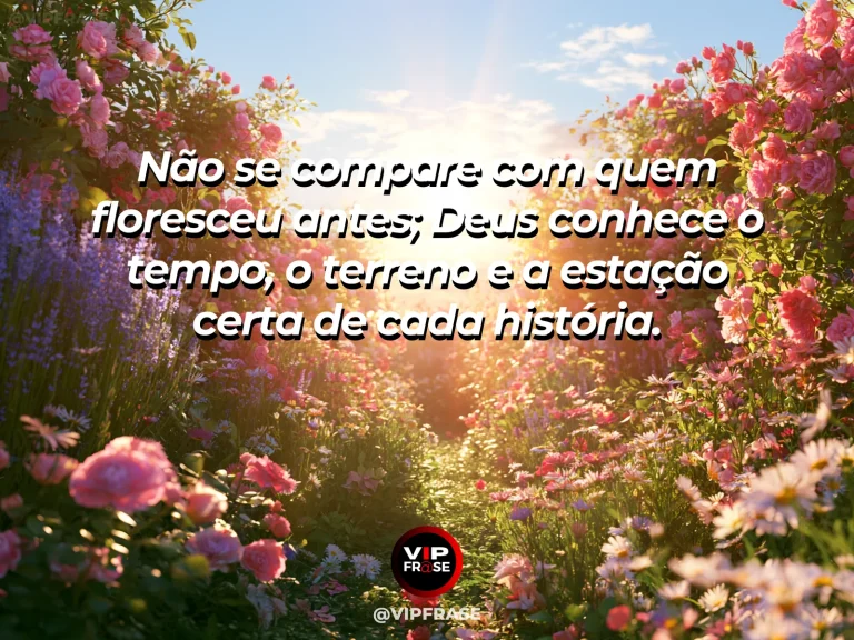 Arte sobre deus conhece o momento de florescer, com campo de primavera com flores em diferentes estágios de abertura.