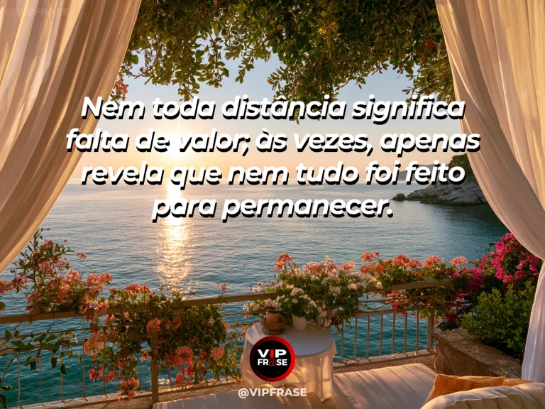 Frase de autoestima sobre distance without loss of worth, com coastal path continuing beyond a bend