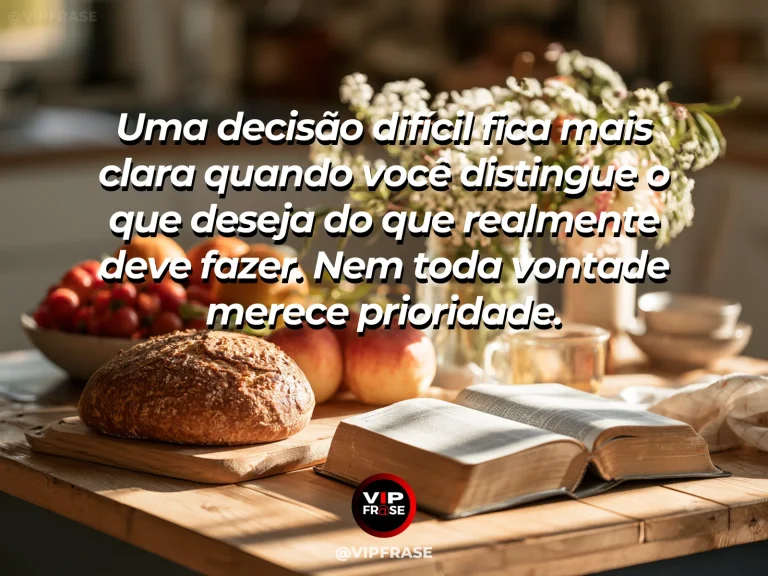 Frase de sabedoria sobre equilíbrio entre vontade e dever, com trilha segura atravessando jardim ao lado de flores tentadoras.