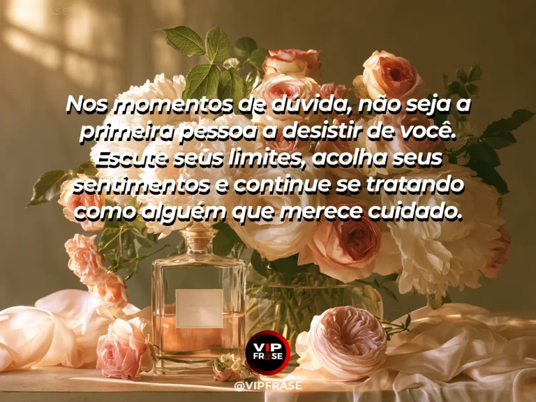 Mensagem de autoestima sobre staying on your own side during moments of doubt, em cena luminosa e acolhedora