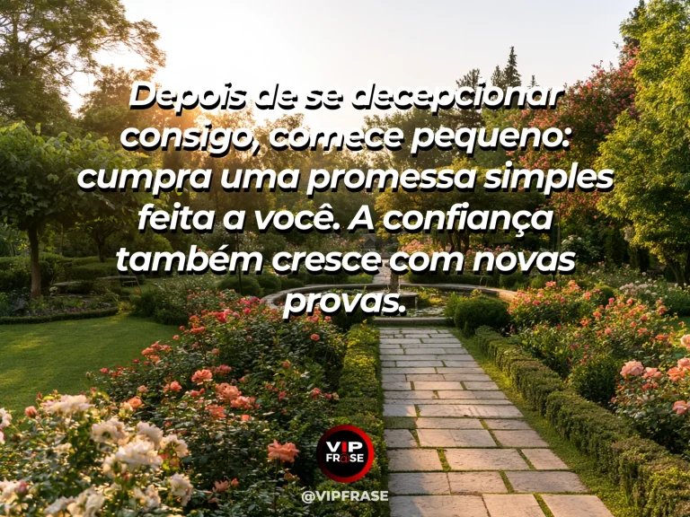 Mensagem de esperança com jardim simétrico com caminho firme conduzindo a um pavilhão iluminado