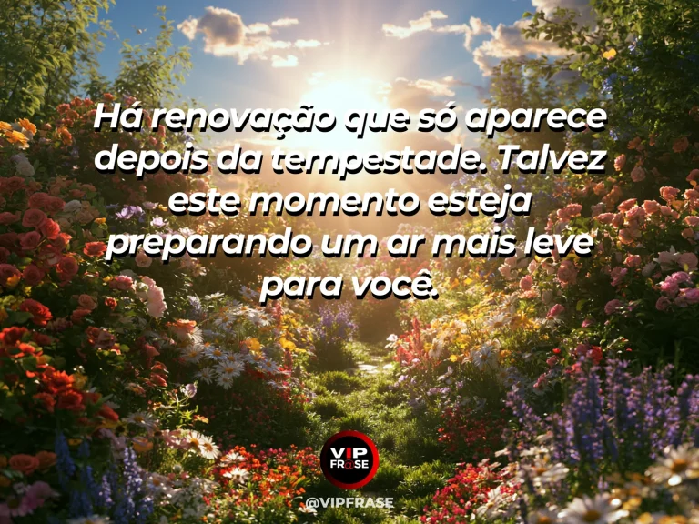 Jardim tropical brilhando após a chuva, simbolizando esperança e renovação.