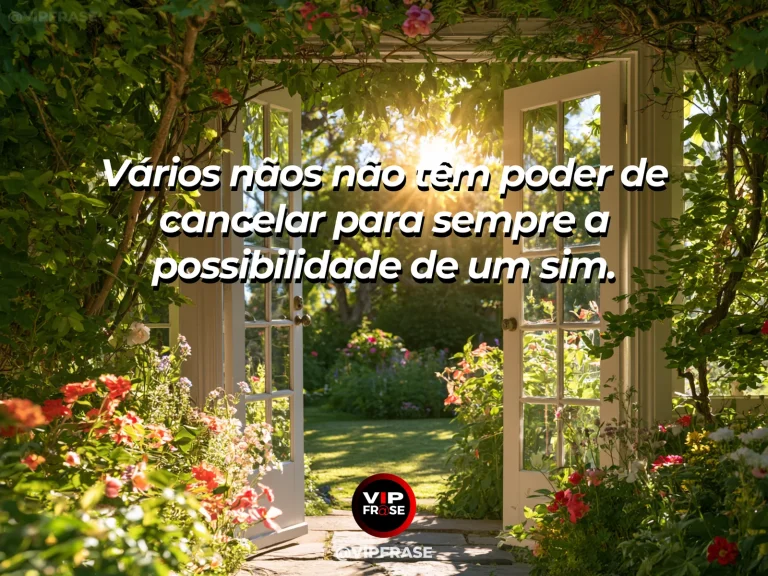 Frase de esperança com corredor com várias portas fechadas e uma passagem luminosa ao fundo.