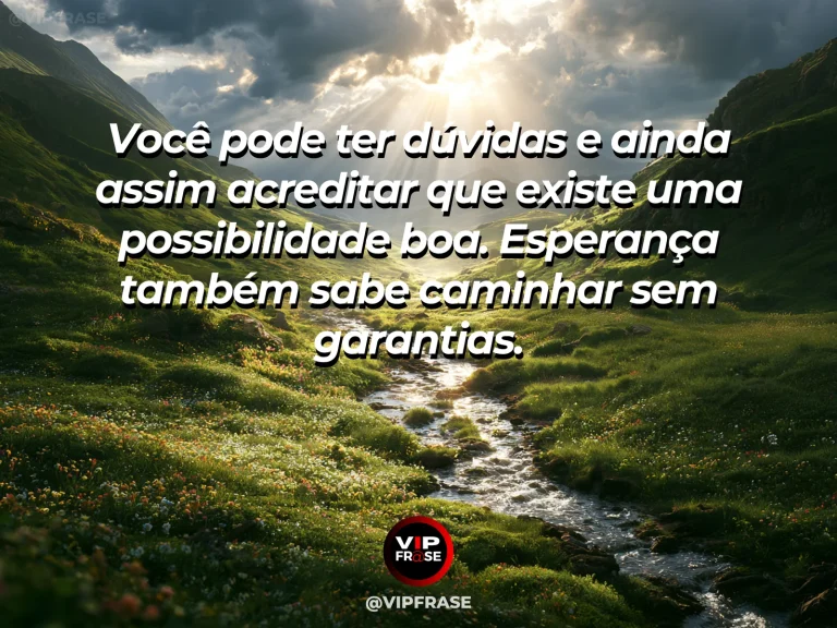 Ponte suspensa luminosa atravessando um vale verde, representando uma mensagem de esperança.