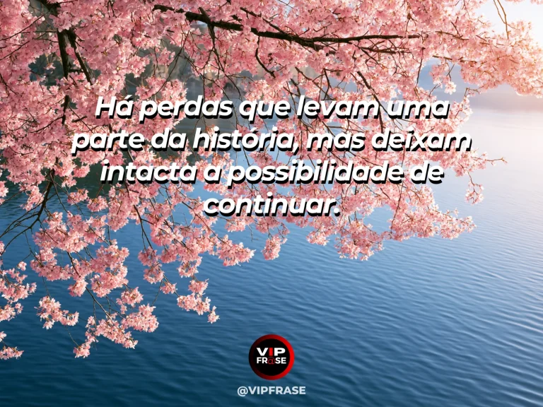 Frase de esperança com árvore florida permanecendo viva diante de uma paisagem ampla.